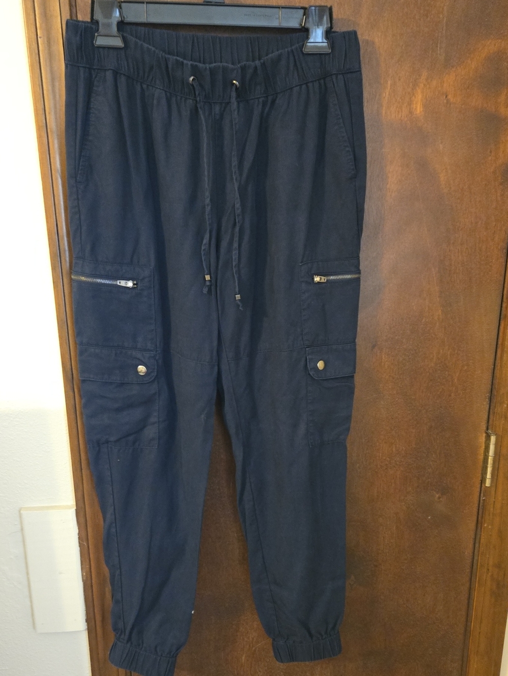 Banana Republic Navy Women's Cargo Jogger Pants